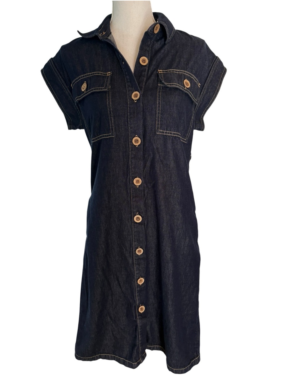 Kut from the Kloth Denim Button Front Dress.  Size XS